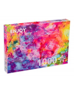 Puzzle Enjoy de 1000 piese - Colourful Abstract Oil Painting